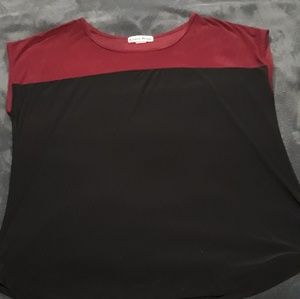 Black and red top